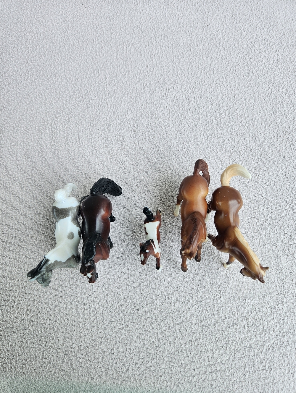 Breyer Reeves Stablemates Horse Figure Set of 5 VTG 1999 Saddlebred Quarter - Picture 13 of 15